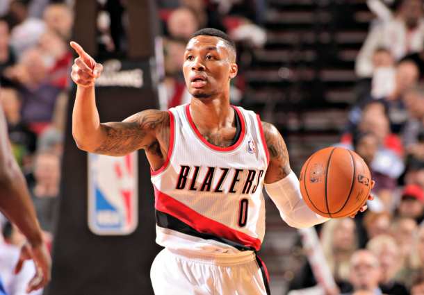 Damian Lillard's shooting ability makes the Blazers tough to guard. (Cameron Browne/NBAE via Getty Images)